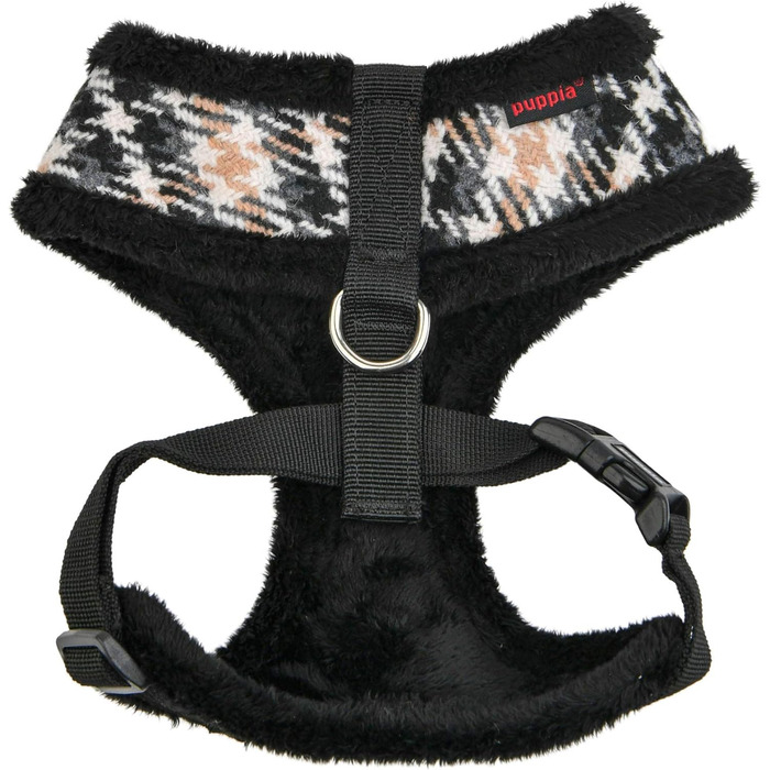 Шлея Puppia Kellen A чорна, розмір S, 800 г — для собак