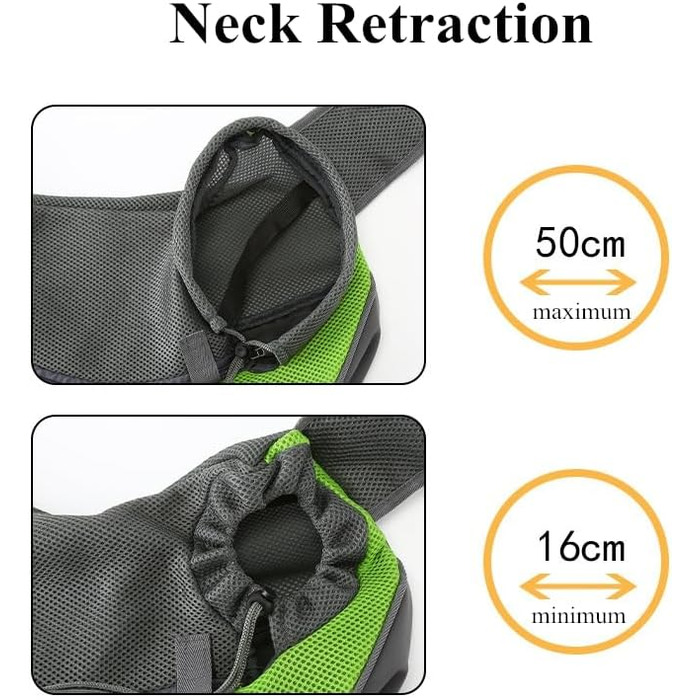 Транспортна сумка для собак та котів з регульованим плечовим ременем, дихаюча переноска для прогулянок та активного відпочинку (зелена, 45x28 см)