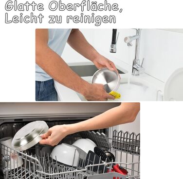 Миски для котів Lollanda Katzennapf Flach: 2 шт., нержавіюча сталь, 304, стійкі до перекидання, легко миються