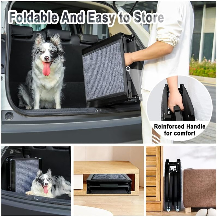 Рампа для собак у машину X-Lange 180,3 см: складна, для великих собак, до вантажівок, з антиковзким покриттям