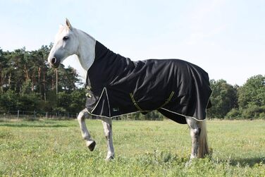 Зимова кінська попона time4horses з високим коміром, утеплена 200 г, водонепроникна, 1200D