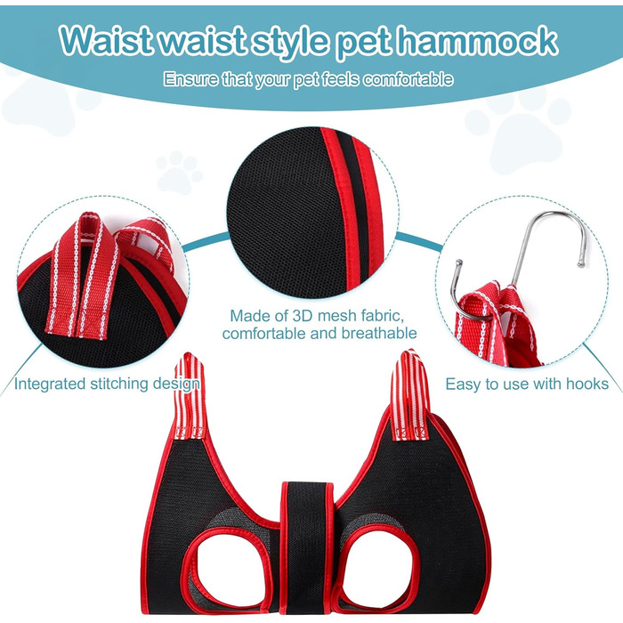 Набір гамаків для догляду за шерстю для маленьких собак і котів SUPRROW