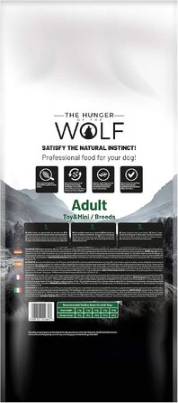 Сухий корм для собак великих та дуже великих порід The Hunger of the Wolf з куркою та ягнятими для здоров'я суглобів, 14 кг