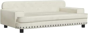 Крісло-ліжко для собак VidaXL, 90 x 53 x 30 см, кремовий колір