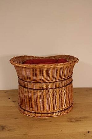 Дерев'яний кігтеточка-кімната для котів з подушками, кімната для собак, корзина для котів з ротангу, натуральний дизайн