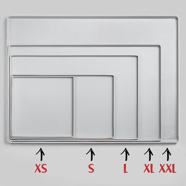 Підкладка під миску для собак DogBuddy, водовідштовхувальна, силіконова, з високими бортиками (48 x 30,5 см)