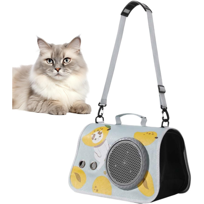Транспортна сумка для котів, переноска для тварин – органайзер для подорожей з плечовими ременями для піших прогулянок, кемпінгу, подорожей та в дорогу