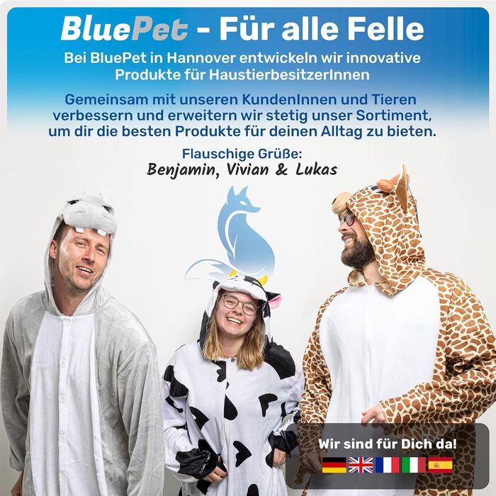 BluePet щітка для шерсті та шампунь для собак і котів з довгою шерстю, гребінець для видалення підшерстя та ковтунів, легке розчісування, догляд за шерстю