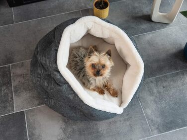 TrendPet LunaNest: М'яке ліжко-гніздо для собак та котів (Бежевий)