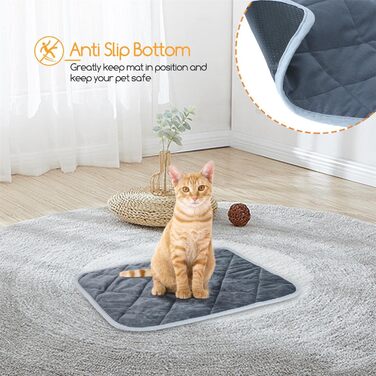 Самогріюча ковдра для котів та собак Nobleza, тепла підстилка, ковдра для собак, термоковдра, що переться