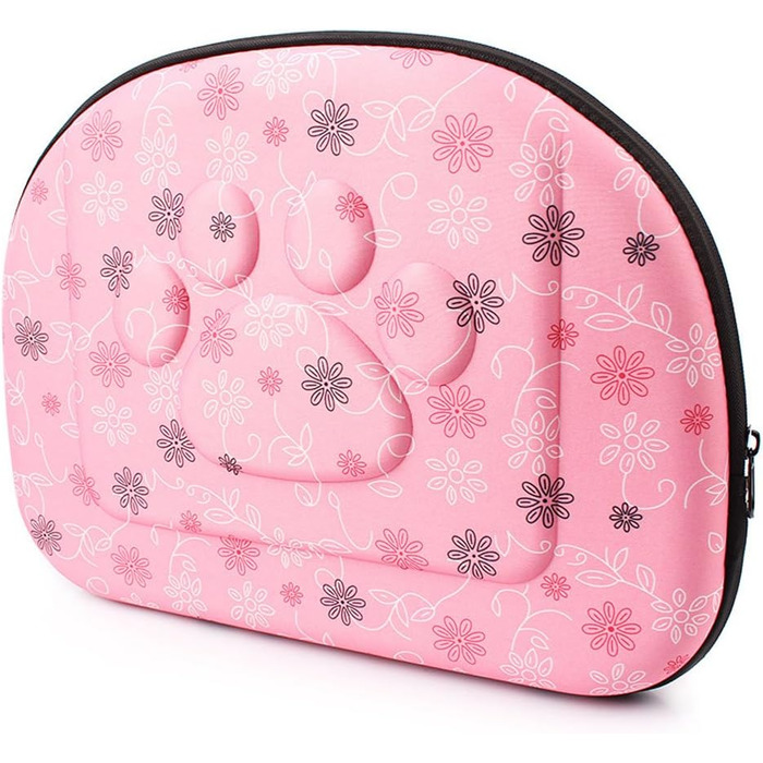 Транспортна переноска для собак та котів, рожева, середнього розміру. Зручна переноска для подорожей на відкритому повітрі. Дихаюча, комфортна переноска для тварин.