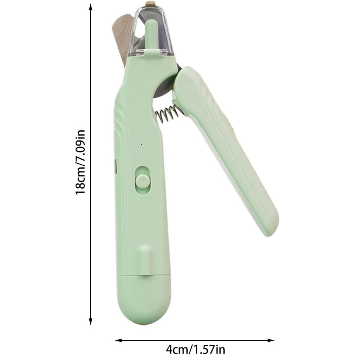 LED-крила для стрижки кігтів собак і котів - 2-в-1, безпечна грумінг-крила з підсвічуванням