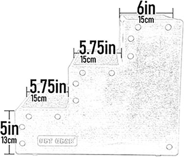 Сходи для тварин Pet Gear Pet Step III, легкі, для собак і котів до 22,7 кг, без інструментів для збирання