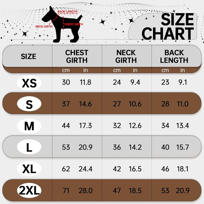 Пуловер для собак, теплий зимовий одяг для собак, куртка, жилет, одяг для цуценят, пуловер для собак, зимовий пуловер для чихуахуа (M, коричневий)