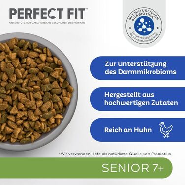 Сухий корм для літніх котів PERFECT FIT Senior 7+, курка, 7 кг
