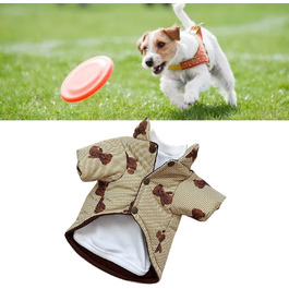 Теплий зимовий одяг для собак, куртка для холодної погоди, XS, жовтий