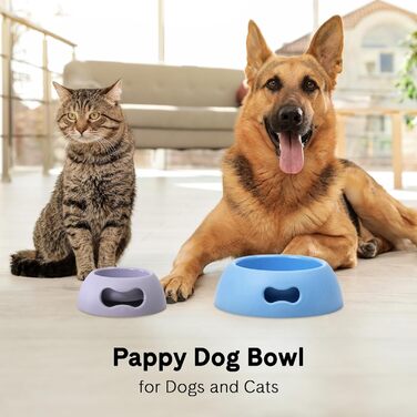 Миска для собак United Pets Pappy, екологічна, 2200 мл, лілова, Італія