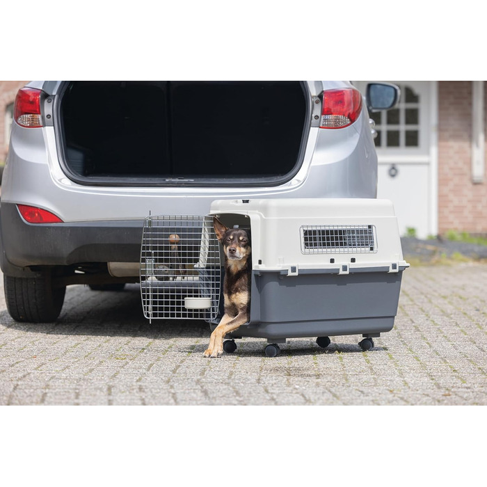 Транспортна переноска для котів Karlie Nomad L (81x56x59 см), фронтальний завантаження