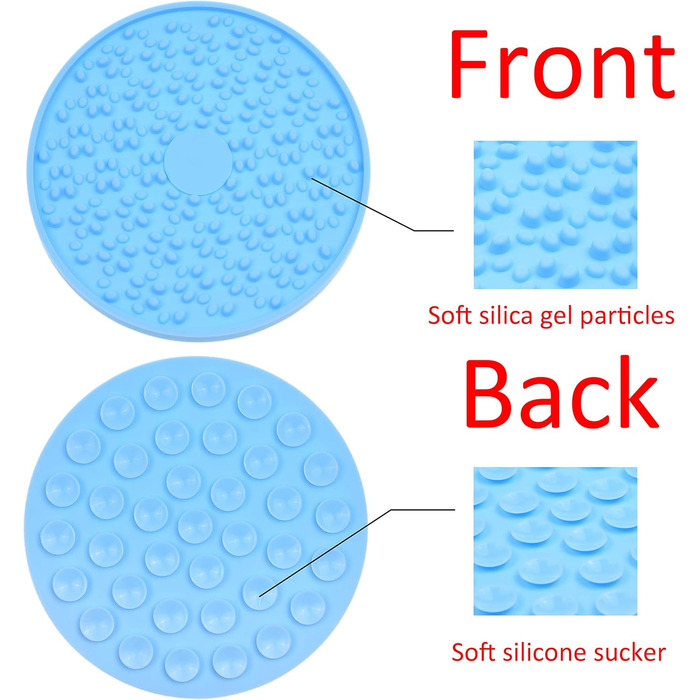 Матрас для повільного виливання корму для собак Kare & Kind та щітка для миття тварин - для заспокоєння під час миття, грумінгу та тренувань
