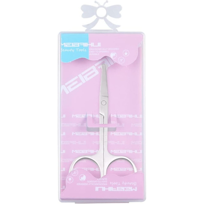 Фельшерська ножиці для собак та котів EWANTO: безпечна закруглена насадка, срібний колір, нержавіюча сталь