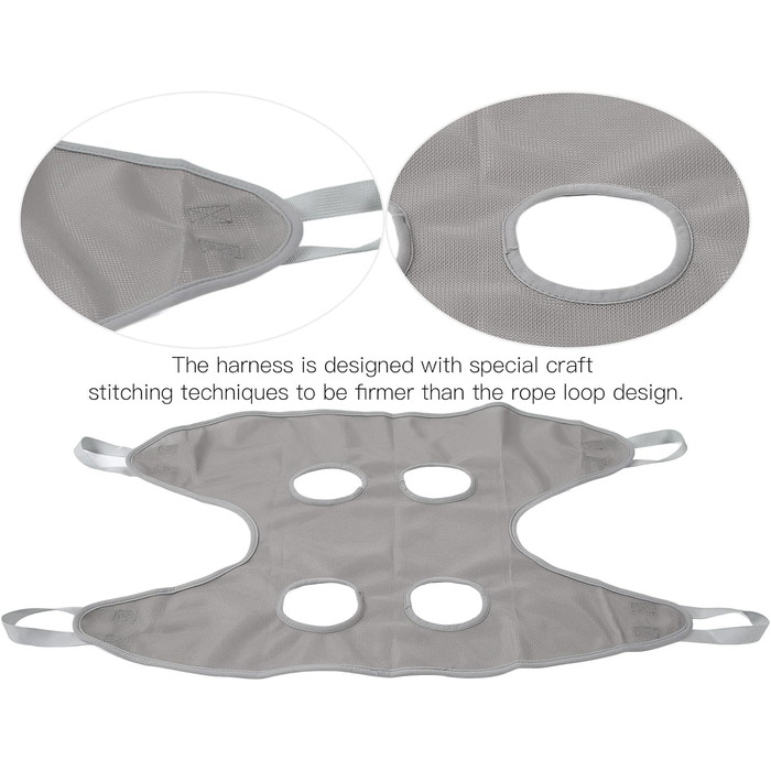 Гамак для грумінгу собак та котів, рушник для сушіння, гамак для догляду за тваринами з ножицями (Сірий, S)