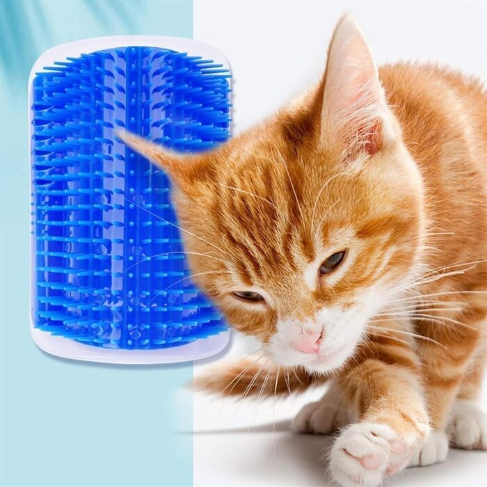 Щітка для котів самоочищувана, гребінець для масажу та догляду за шерстю, підходить для довгошерстих та короткошерстих котів (розмір X1)