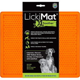 LickiMat X Large Schnuller: килимок для собак проти нудьги та тривоги, зелений (з візерунком Sunset Chevron)