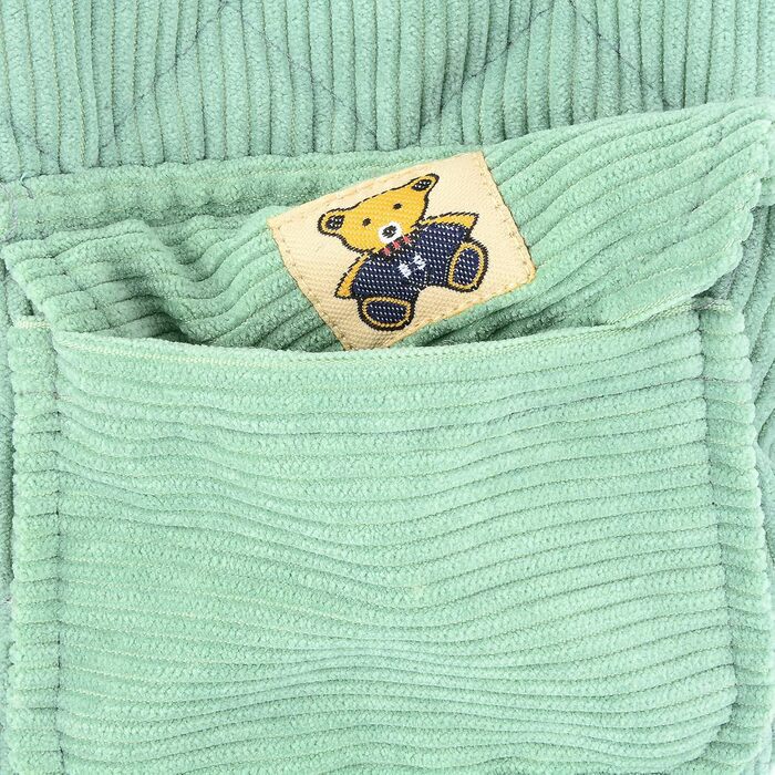 Зуена теплий зимовий одяг для маленьких собак, м'який корд, бавовна, утеплений капюшон, тепла куртка для цуценят, теплий одяг для чихуахуа, зелений XL