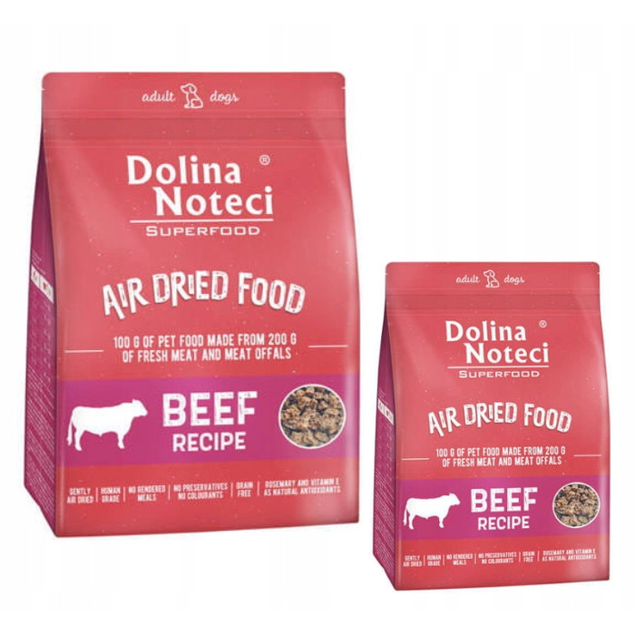 Сухий корм для собак Dolina Noteci Superfood з яловичиною, беззерновий, 5 кг