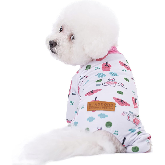 Білий новорічний костюм для собак, піжама для маленьких та середніх собак, дівчаток та хлопчиків, смішний одяг для тварин, кота або собаки, рожевий