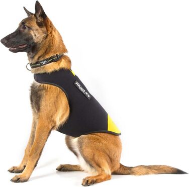 Julius-K9 IDC Неопреновий одяг для собак, розмір L, чорний/жовтий