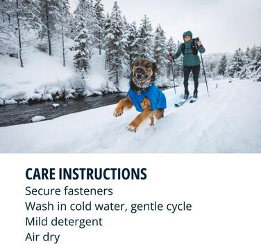 Ruffwear Vert зимова водонепроникна куртка для собак XS, ізоляційна жовта дощовик для собак, легка всепогодна жилетка для собак, мінерально-жовтий