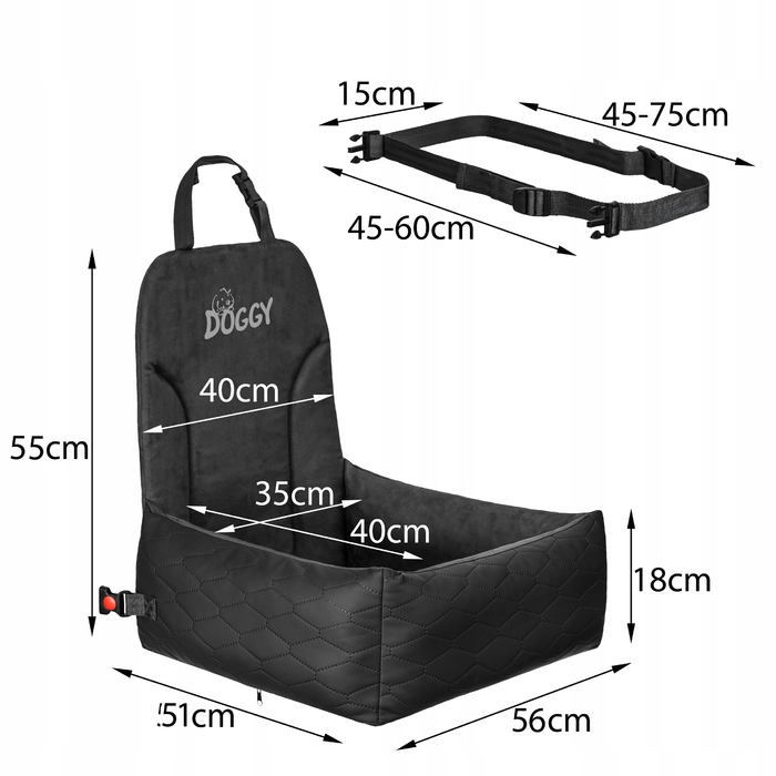 Автомобільне крісло PillowPrim, 55 см x 56 см