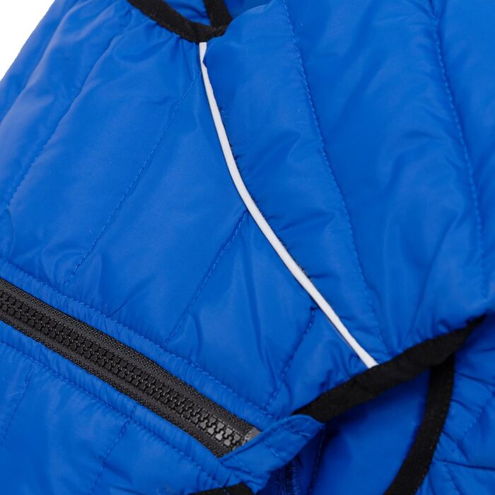 Водонепроникний теплий одяг для собак - куртка, жилет, одяг для маленьких, середніх та великих собак. Колір: синій, розмір L