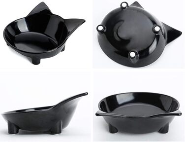 Миска для котів, неслизька, придатна для миття в посудомийній машині (3)