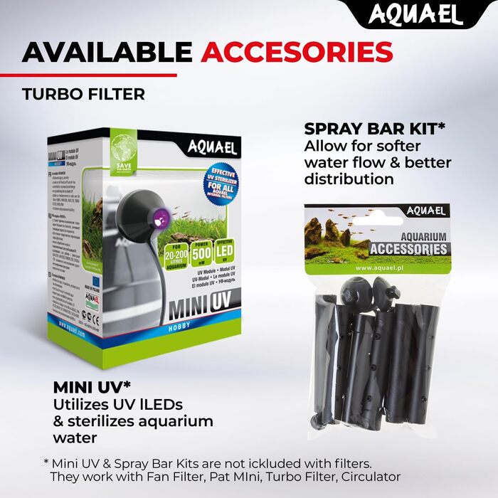 Фільтр для акваріума Aquael Turbo 500 N - 1 шт.