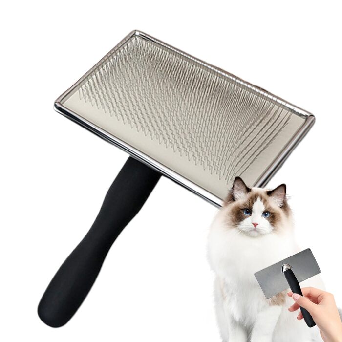 Гребінець для собак та котів, видалення підшерстка, щітка-гребінка для грумінгу, аксесуари для догляду за шерстю