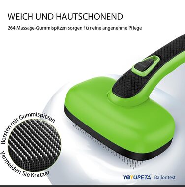 Набір для догляду за собаками (5 шт.) - щітка для вичісування линяючого хутра собак та котів. Видаляє відмерте хутро та запобігає утворенню ковтунів. Колір: блакитний (5 шт.), зелений (3 шт.)