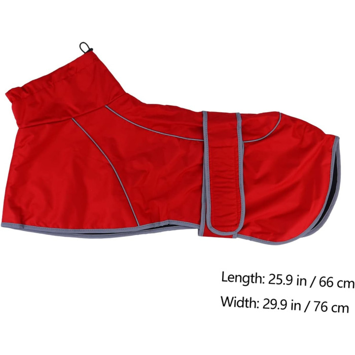 Водонепроникний дощовик для собак BESPORTBLE, XXXL: надійний захист від дощу та вітру