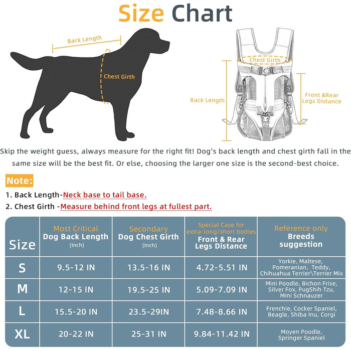 Рюкзак для собак, переноска-рюкзак для малих та середніх собак, чорний, S. Зручний для прогулянок, велопоїздок та хайкінгу. Регульований, з м'якою підкладкою.