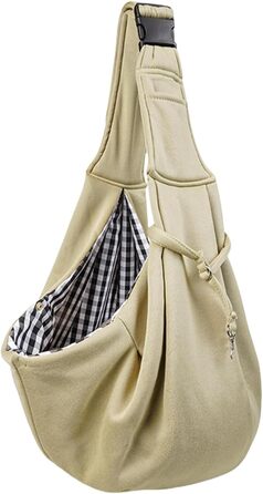 Шлейка для цуценят Sghtil, дихаюча, регульована, для прогулянок та походів (хакі)