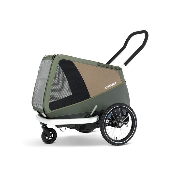 Croozer Dog Ennamoss Green - універсальний вагончик для собак, зелений