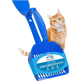 Лопатка для прибирання туалету Scrape 'N' Scoop, синя