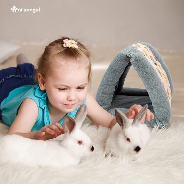 Тунель та трубка Niteangel для морських свинок, кроликів, хом'яків та інших дрібних тварин, трикутна форма