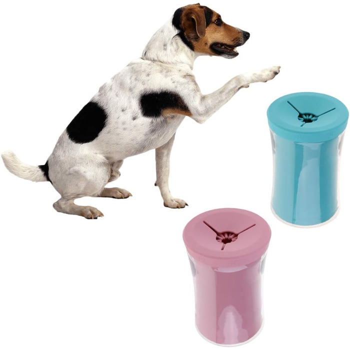 Портативні очищувачі лап для собак - 2 шт. Мийний стаканчик для лап домашнім тваринам