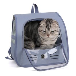 Рюкзак для собак і котів, дихаючий, для подорожей та прогулянок (до 10 кг)