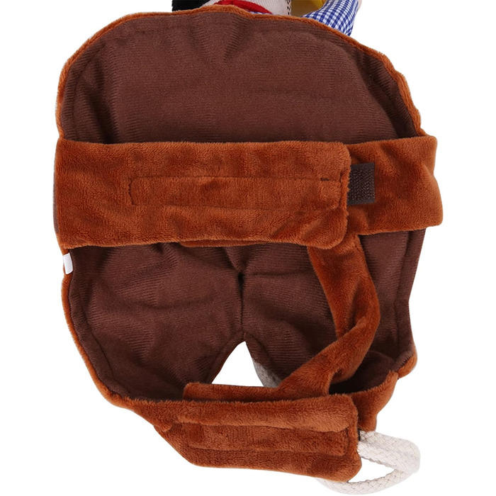 Костюм для собак Filfeel, кумедний костюм на Хелловін, ковбойська куртка для собак маленьких, середніх та великих розмірів (L-Riding) S, M, L, XL, однотонний