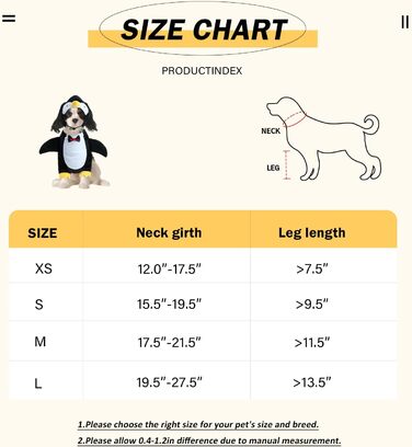 Костюм на Хелловін для собак Hotumn: Пінгуїн, милий та кумедний, для маленьких та середніх тварин (розмір M)