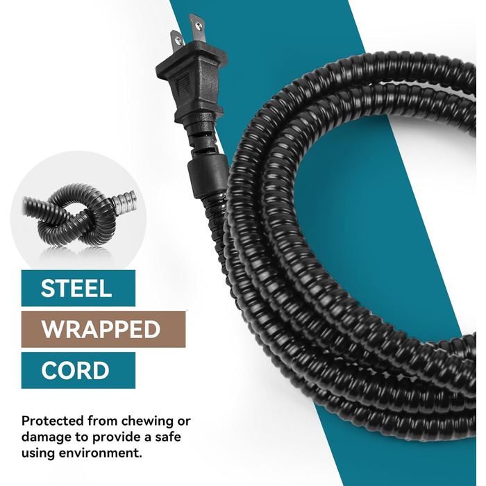 Автоматичний годівниця з підігрівом для тварин, 2L: розумна температура та контроль рівня води. Підходить для собак, котів, кроликів, курей.