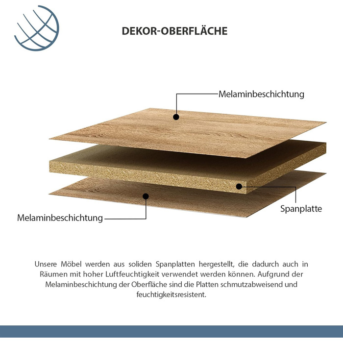 Вузька шафа для ванної Planetmöbel LUX 30x75x32 см, золота дуб/антрацит, бокова шафа для ванної кімнати